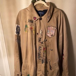 Polo Ralph Lauren Preppy Trench Coat XXL